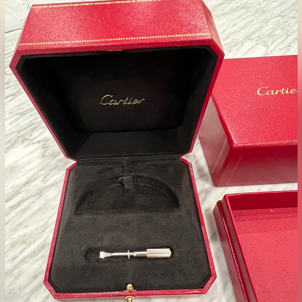 Authentic Cartier love bracelet ,screw driver, and book only